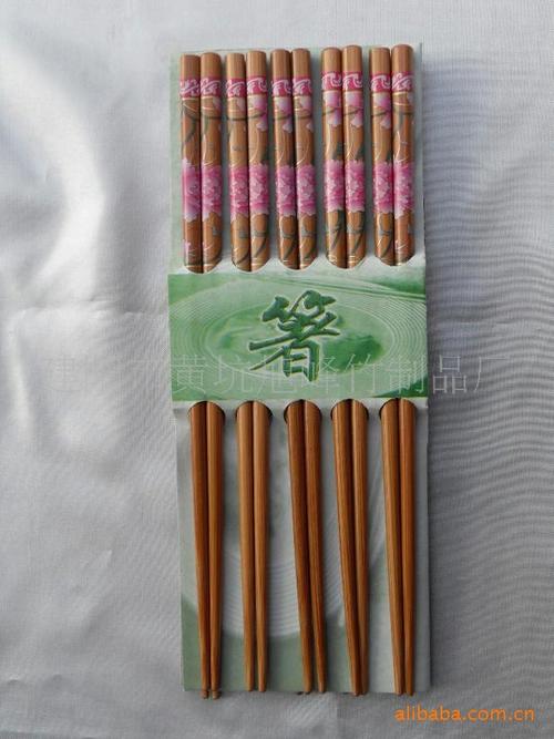 原色熱轉印花竹筷子,碳化熱轉竹筷子類似產品 品牌 旭峰 材質 竹制